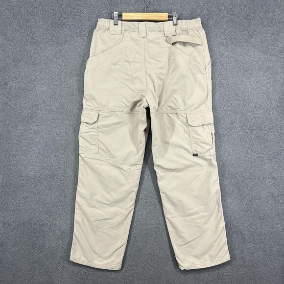 5.11 Tactical Series Cargo Pants Men 34x30 Khaki Nylon Utility Pockets (32 X 28) - Picture 2 of 16